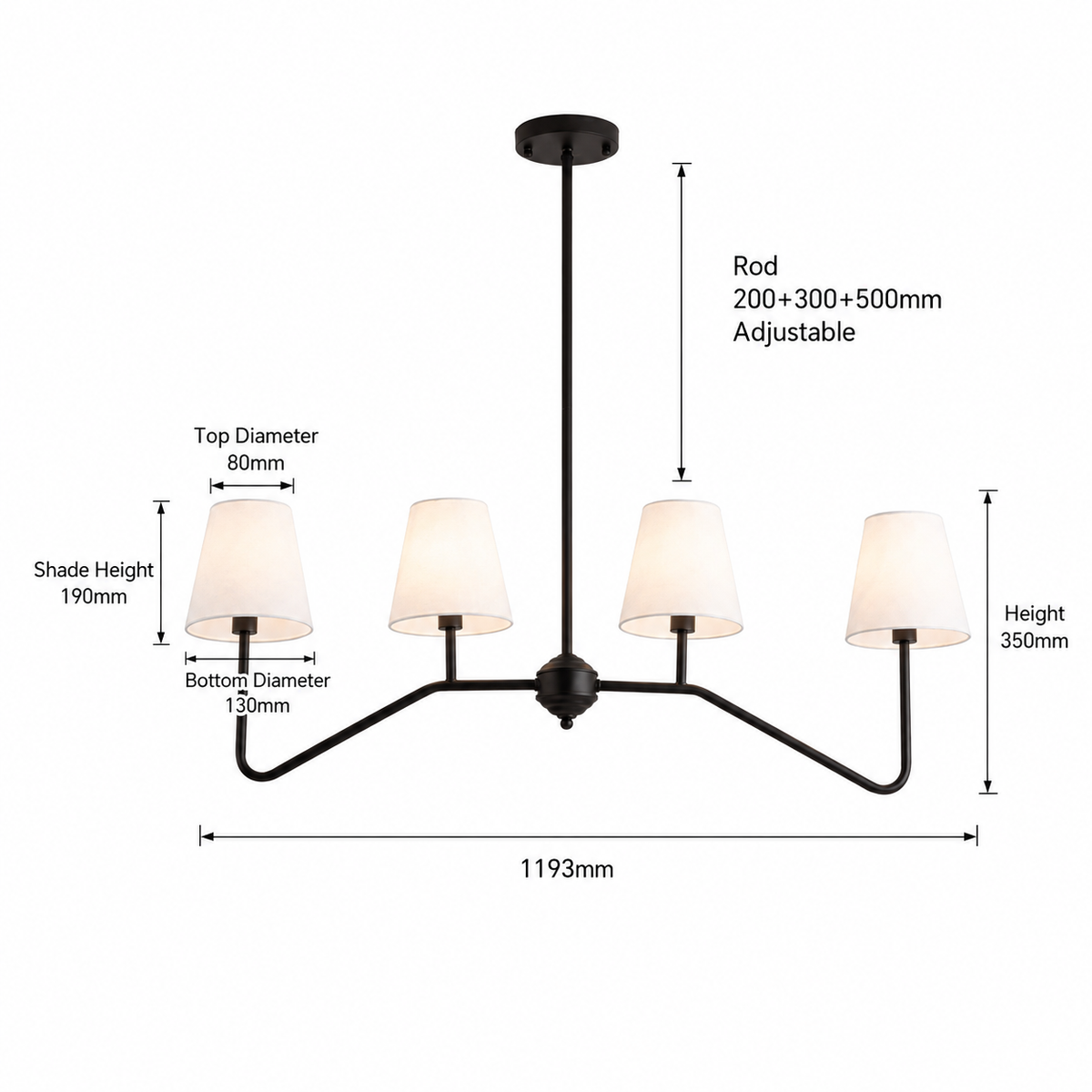Sculptural industrial retro chandelier for stylish home lighting. 10