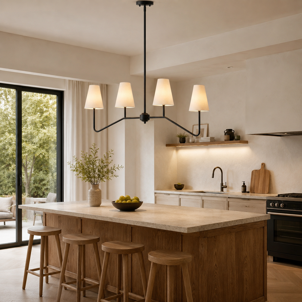 Sculptural industrial retro chandelier for stylish home lighting. 2