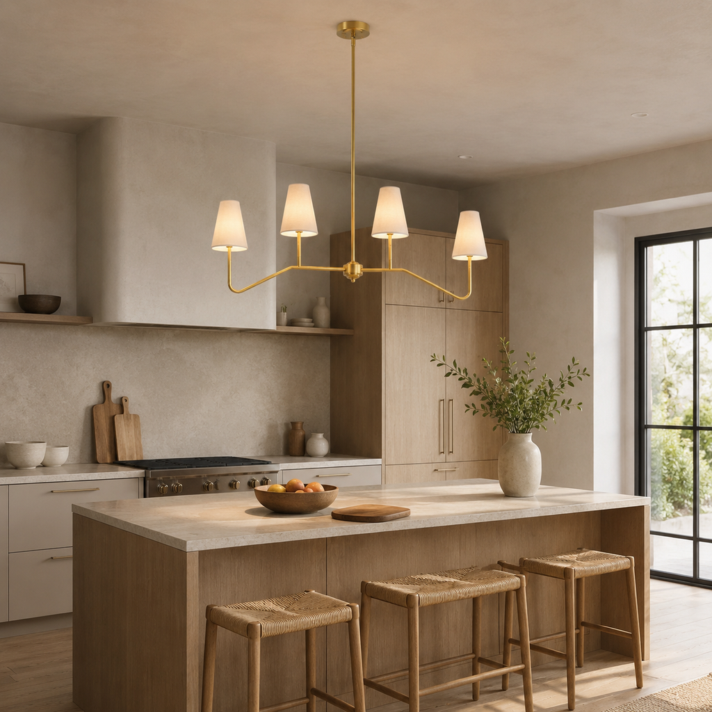 Sculptural industrial retro chandelier for stylish home lighting. 6