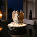 Serene Angel Aroma Light - Dimmable gypsum diffuser lamp with warm white glow and essential oil fragrance function