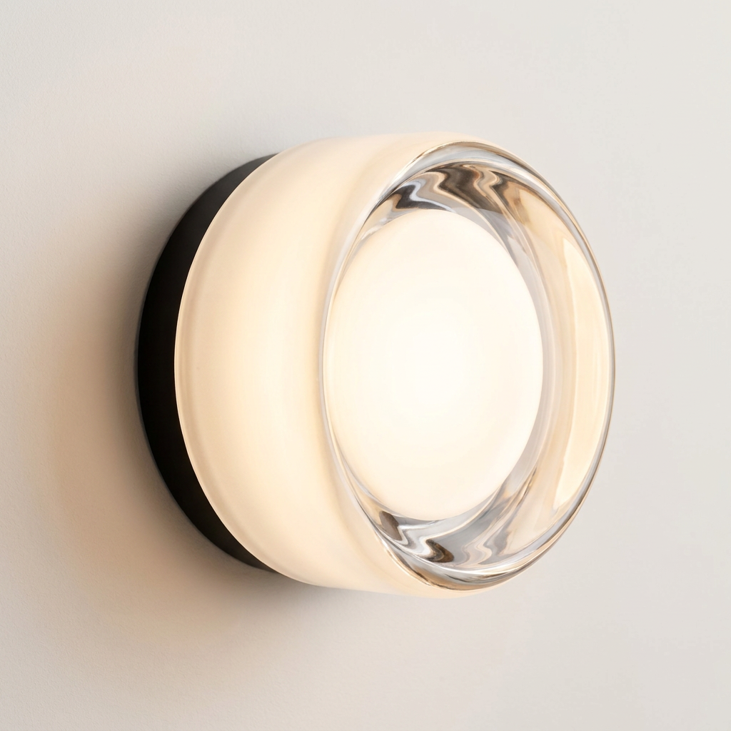Soleil Wall Light in Amber color, elegant design for modern interiors. 5