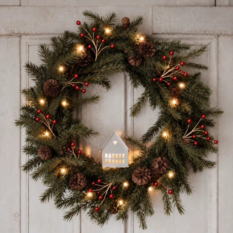 Sparkling decorative branches with beads and pearls on metallic stems for festive holiday décor 3