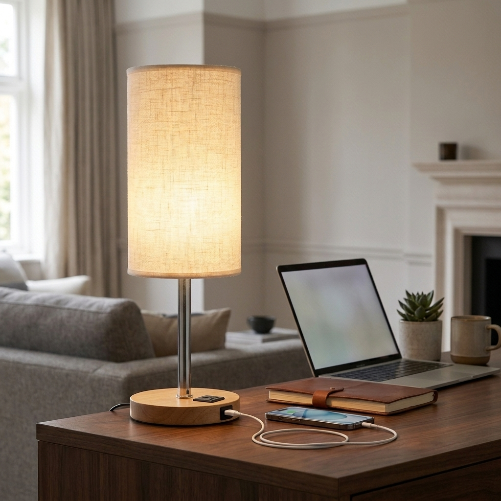 Elegant classic table lamp for stylish home decor. 4