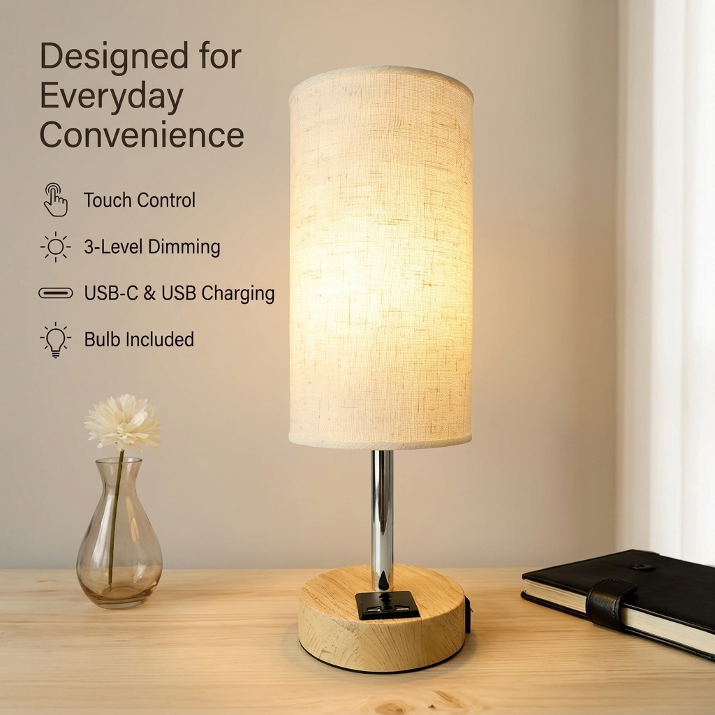 Elegant classic table lamp for stylish home decor. 6