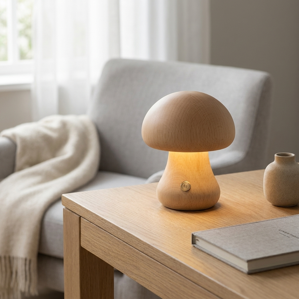 Unique Forest Mushroom Lamp for stylish home decor. 3