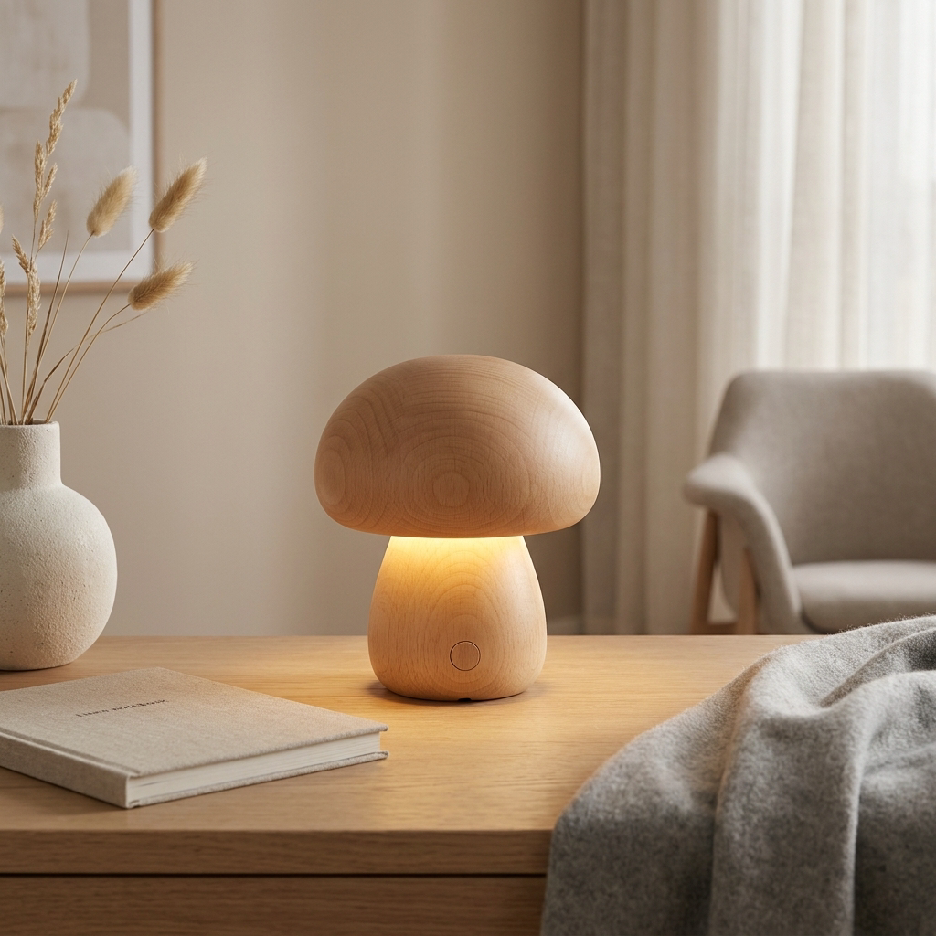 Unique Forest Mushroom Lamp for stylish home decor. 4