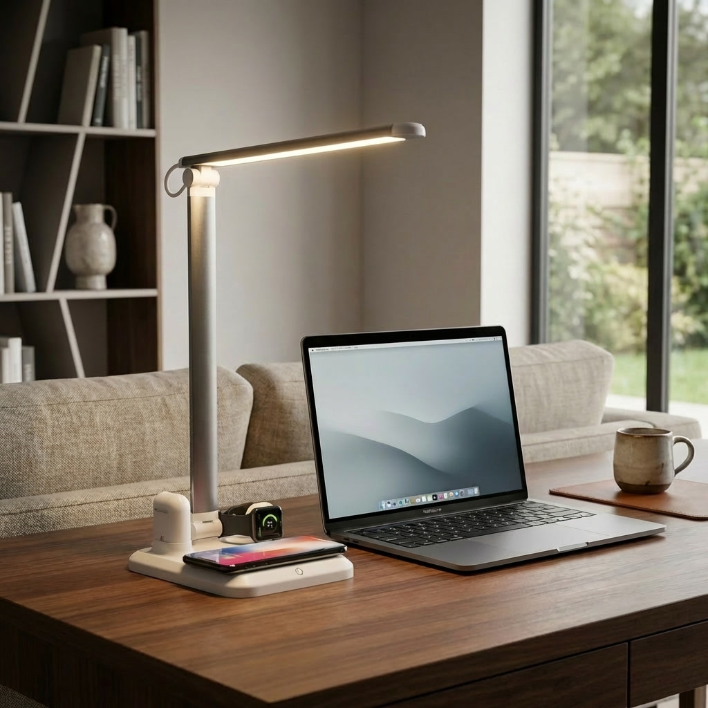 Stylish Hub Desk Lamp for modern workspaces 2
