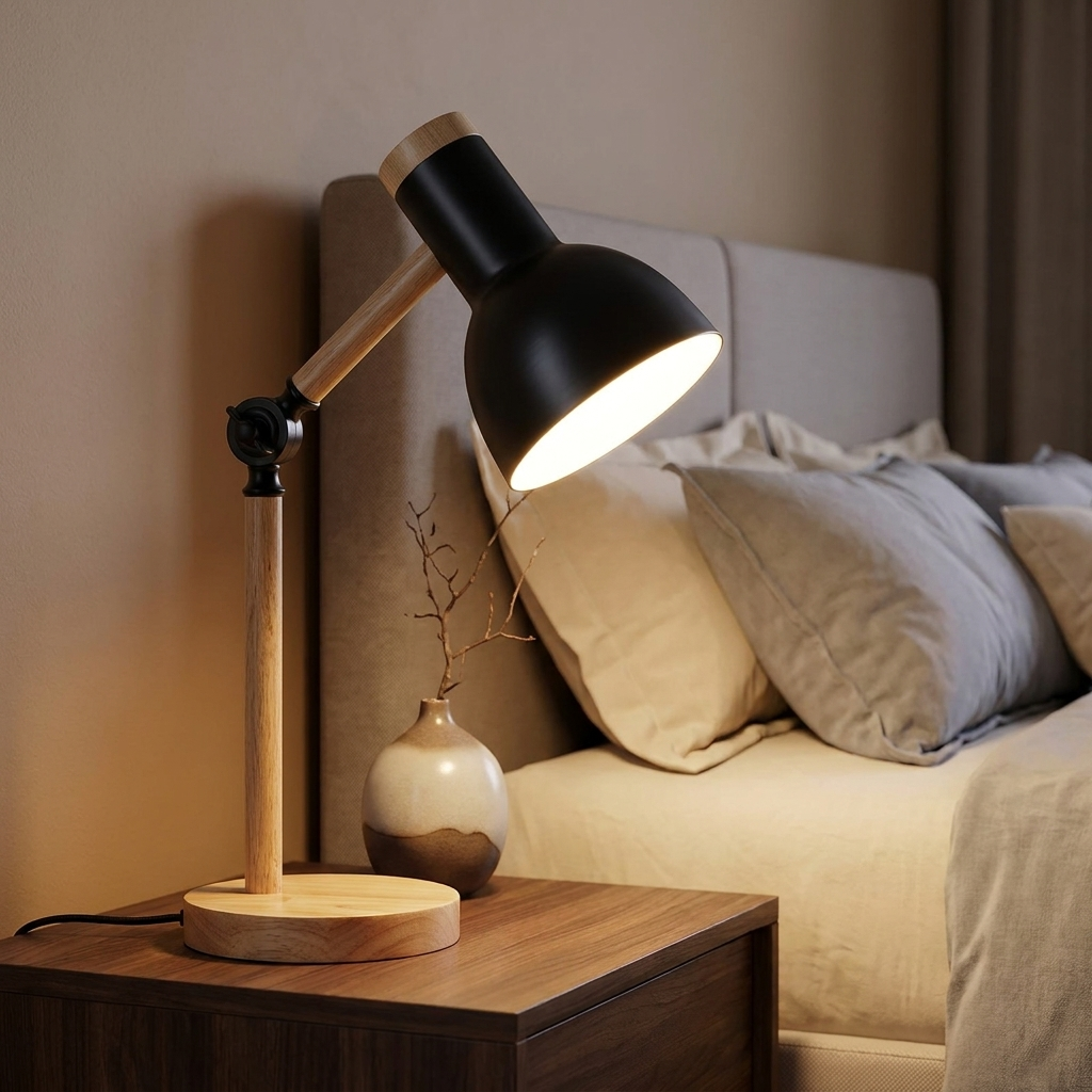 Stylish Nordic desk lamp for modern workspaces.