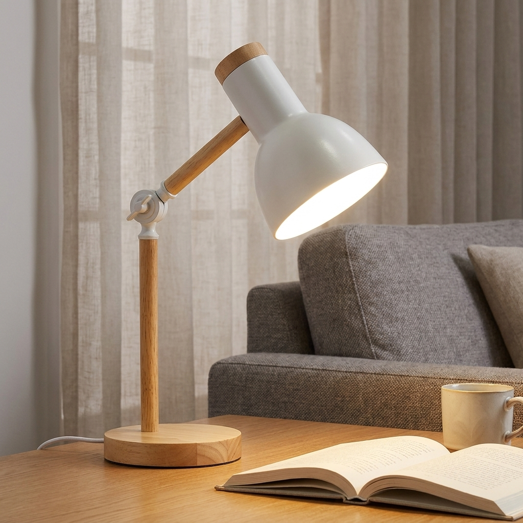 Stylish Nordic desk lamp for modern workspaces. 2