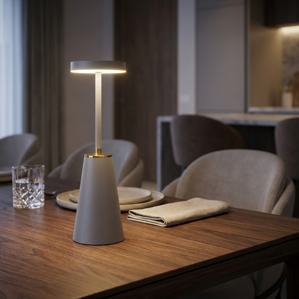 Elegant table lamp for serene lighting in any room. 3