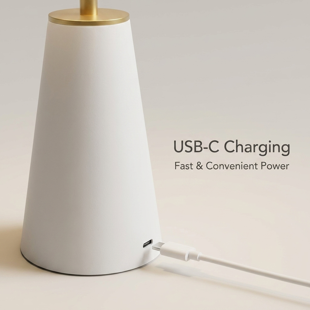 Elegant table lamp for serene lighting in any room. 6