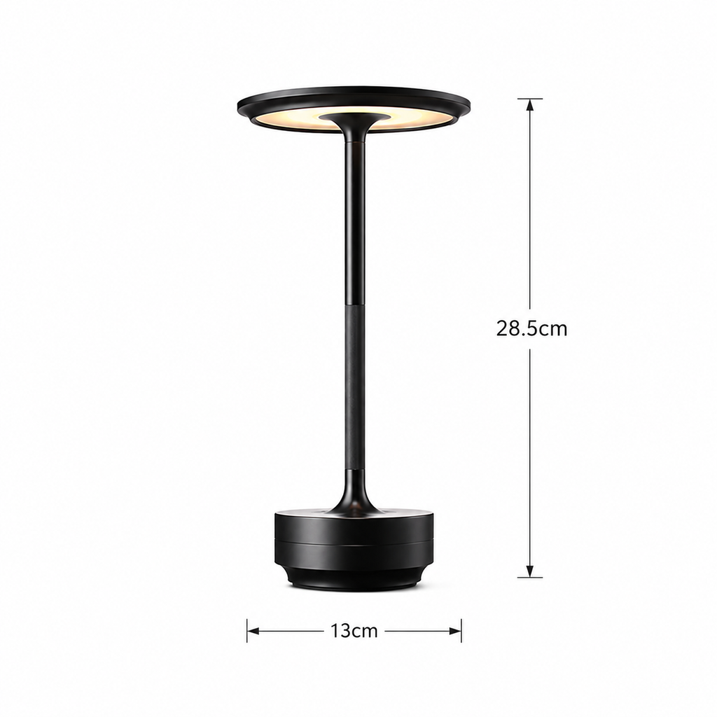 Dimmable touch control table lamp in various colors. 11