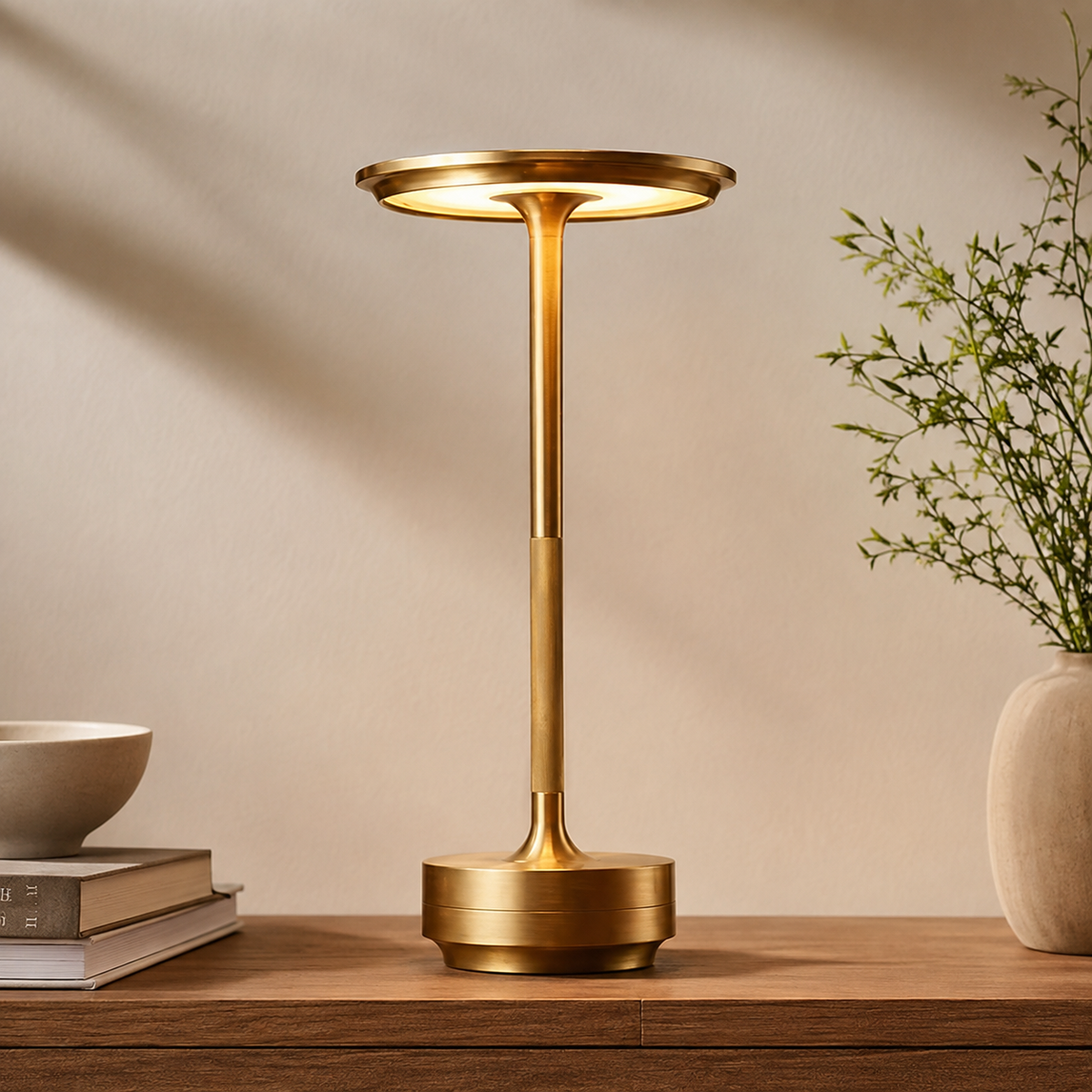 Dimmable touch control table lamp in various colors. 7